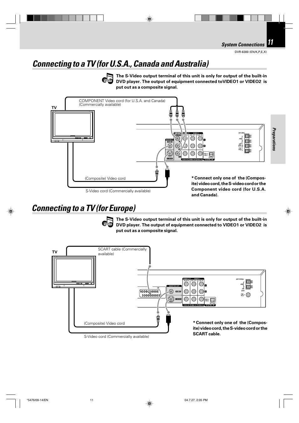 Kenwood DVT-7300 User Manual | Page 11 / 48