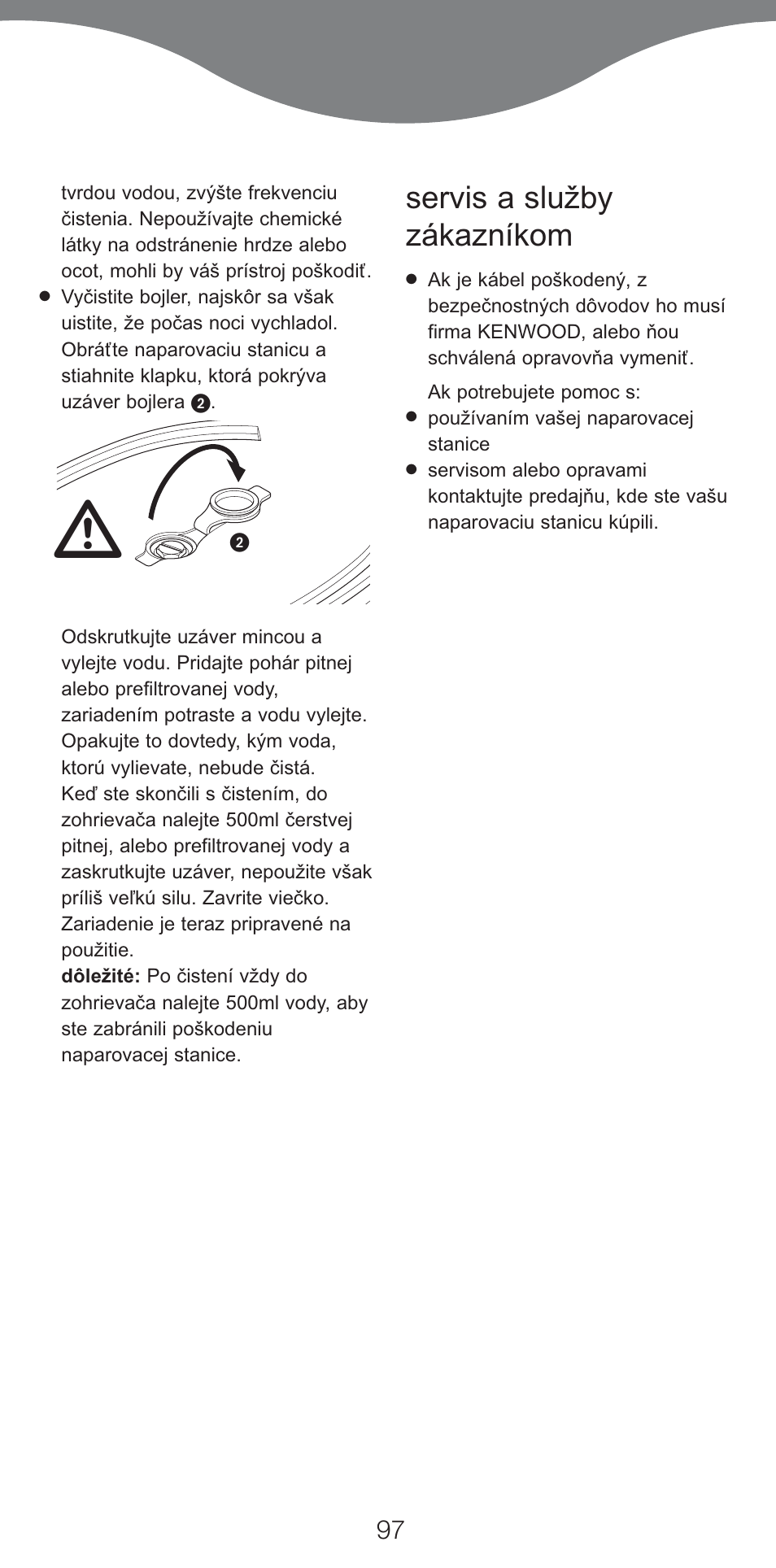 Servis a služby zákazníkom | Kenwood IC800 User Manual | Page 100 / 105