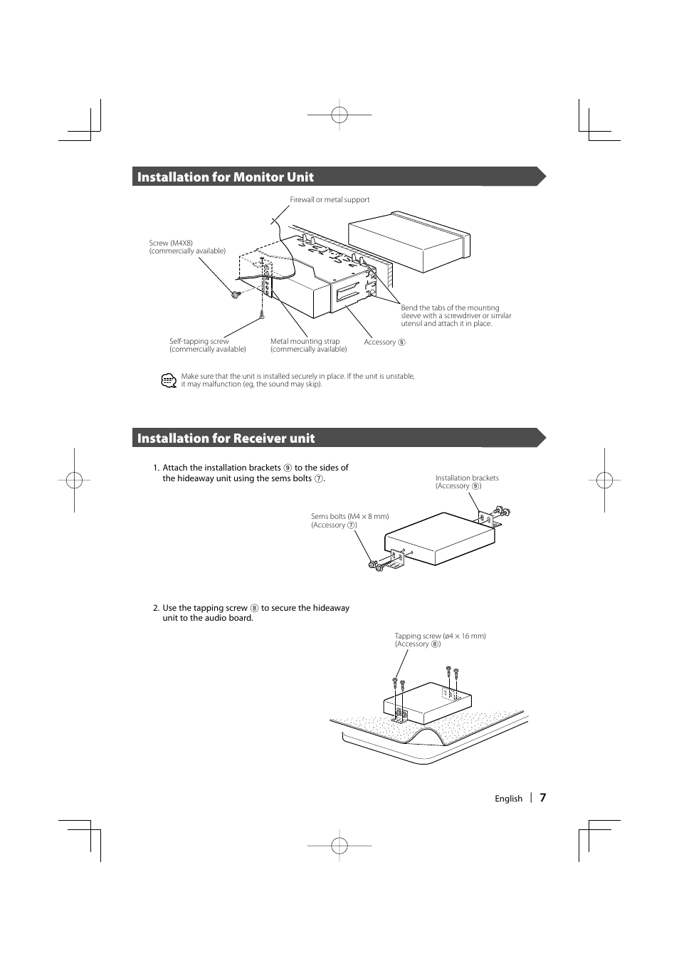Kenwood KVT-647DVD User Manual | Page 7 / 44