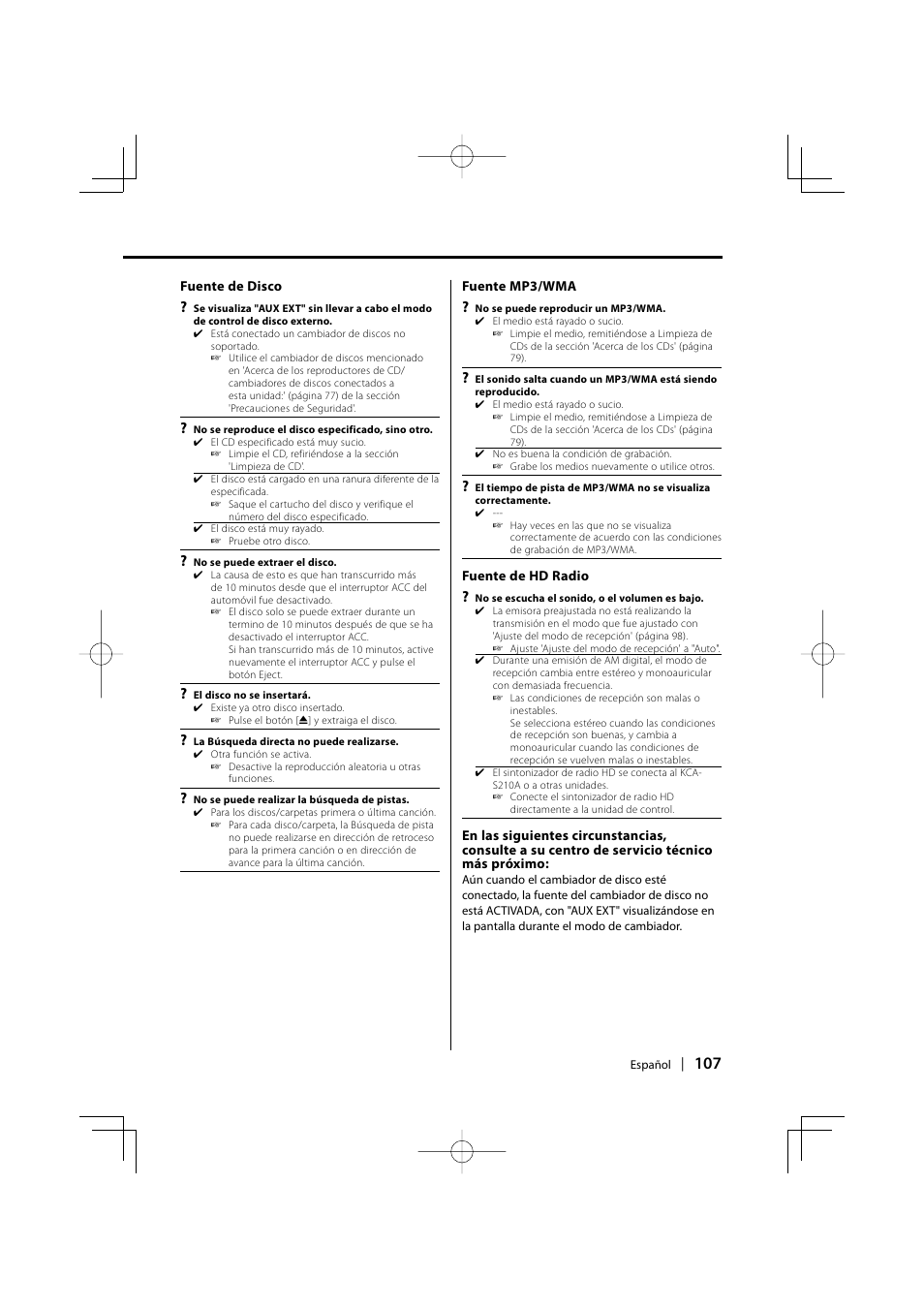 Kenwood EZ500 User Manual | Page 107 / 112