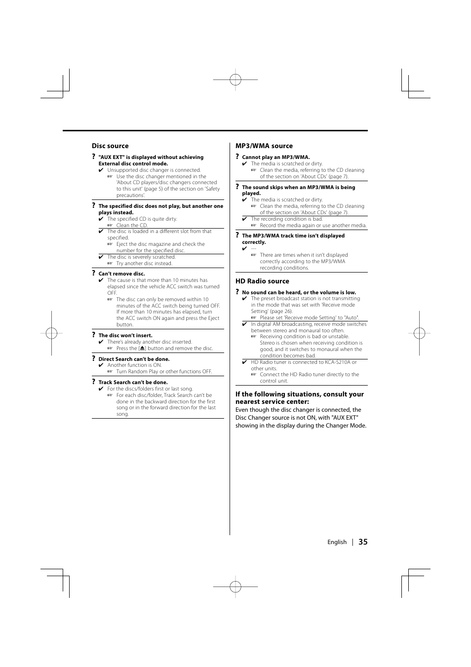 Kenwood EZ500 User Manual | Page 35 / 112