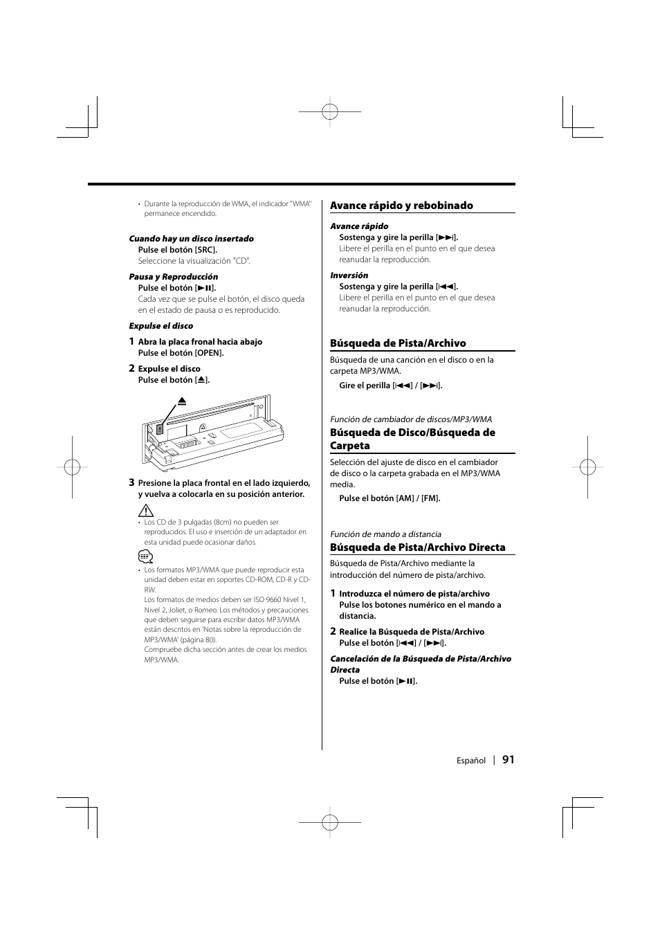 Kenwood EZ500 User Manual | Page 91 / 112