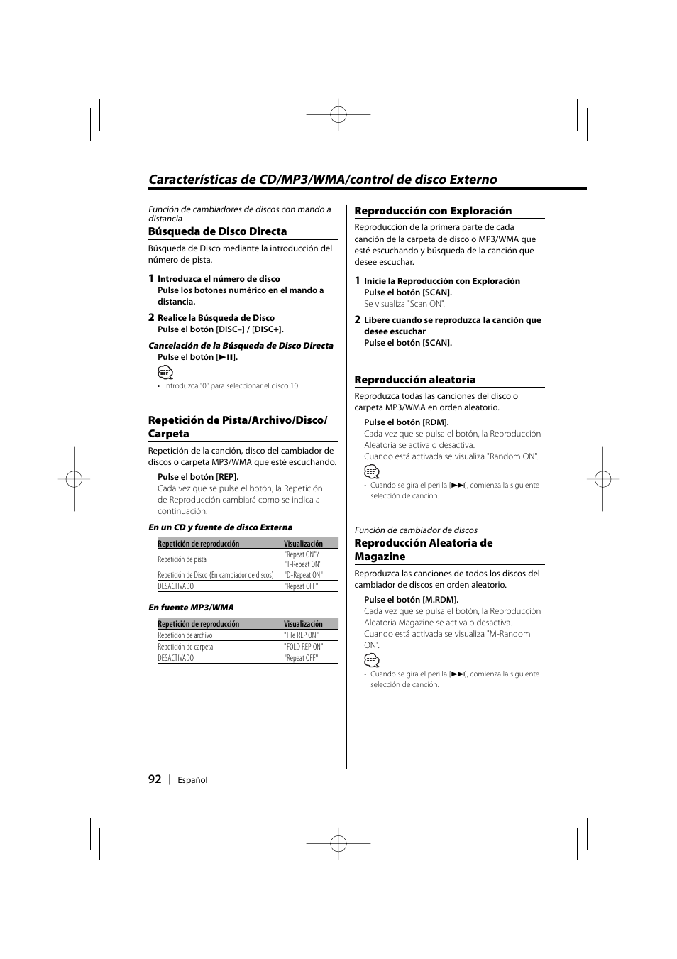 Kenwood EZ500 User Manual | Page 92 / 112