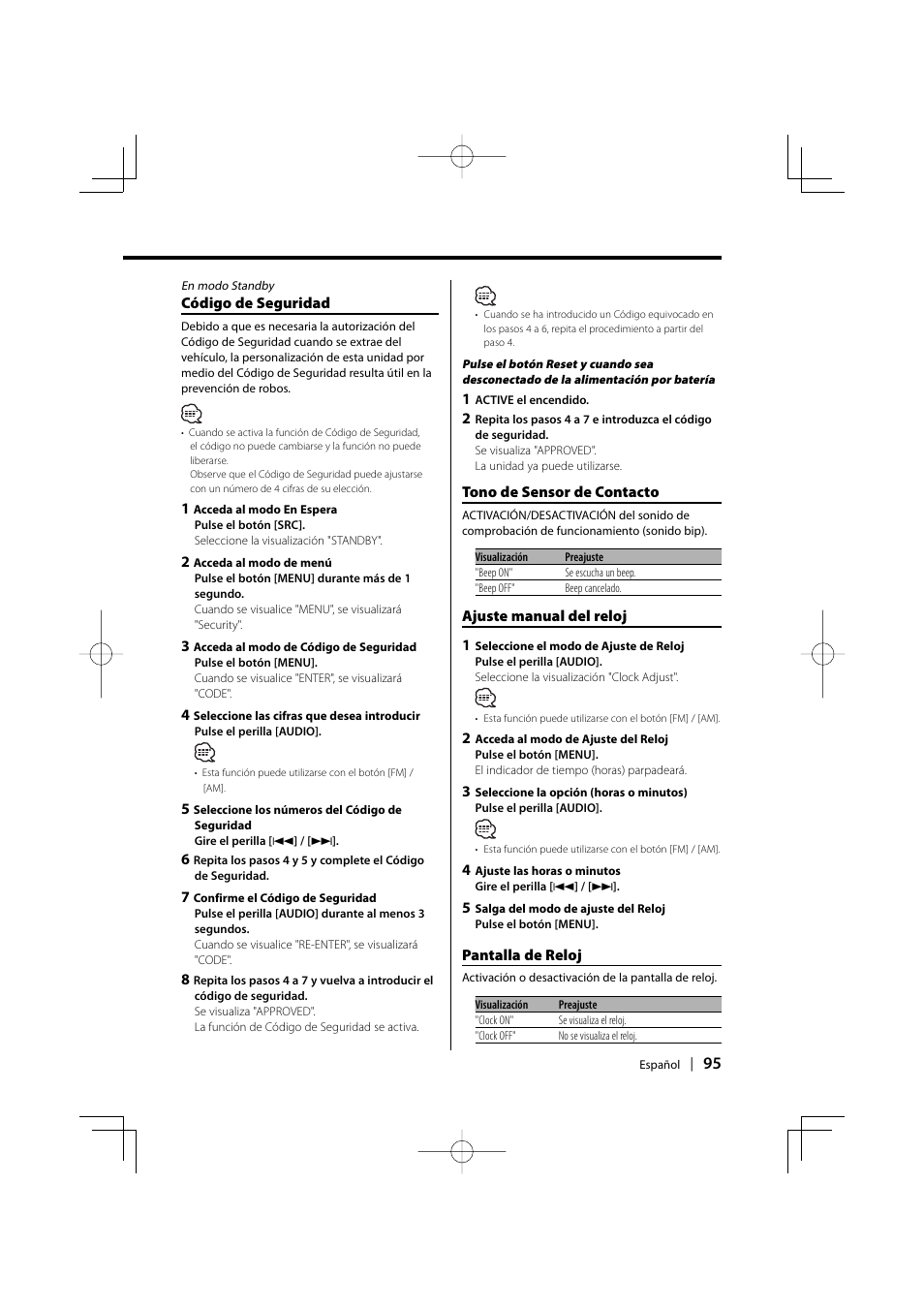 Kenwood EZ500 User Manual | Page 95 / 112