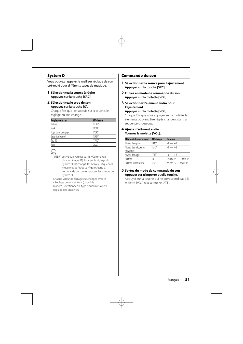 Kenwood KDC-128CR User Manual | Page 31 / 72