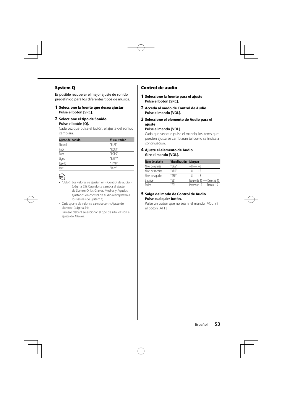 Kenwood KDC-128CR User Manual | Page 53 / 72