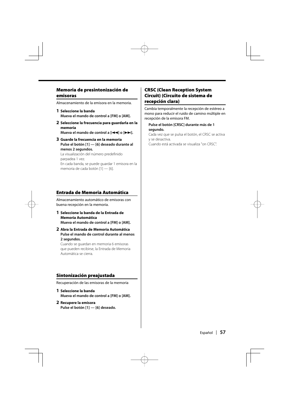 Kenwood KDC-128CR User Manual | Page 57 / 72