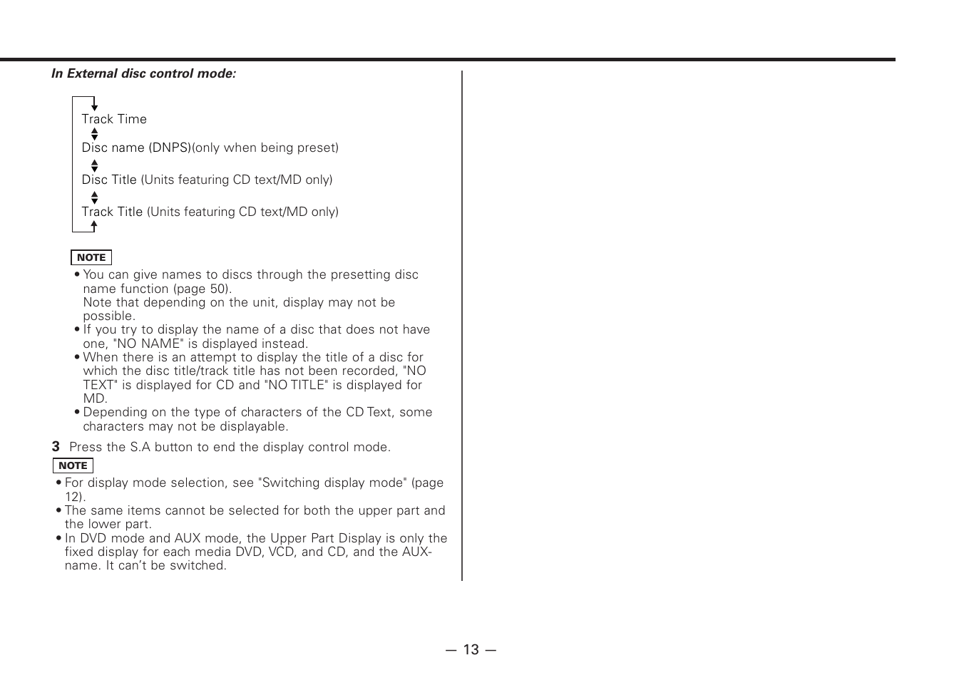 Kenwood Z920DVD User Manual | Page 13 / 76