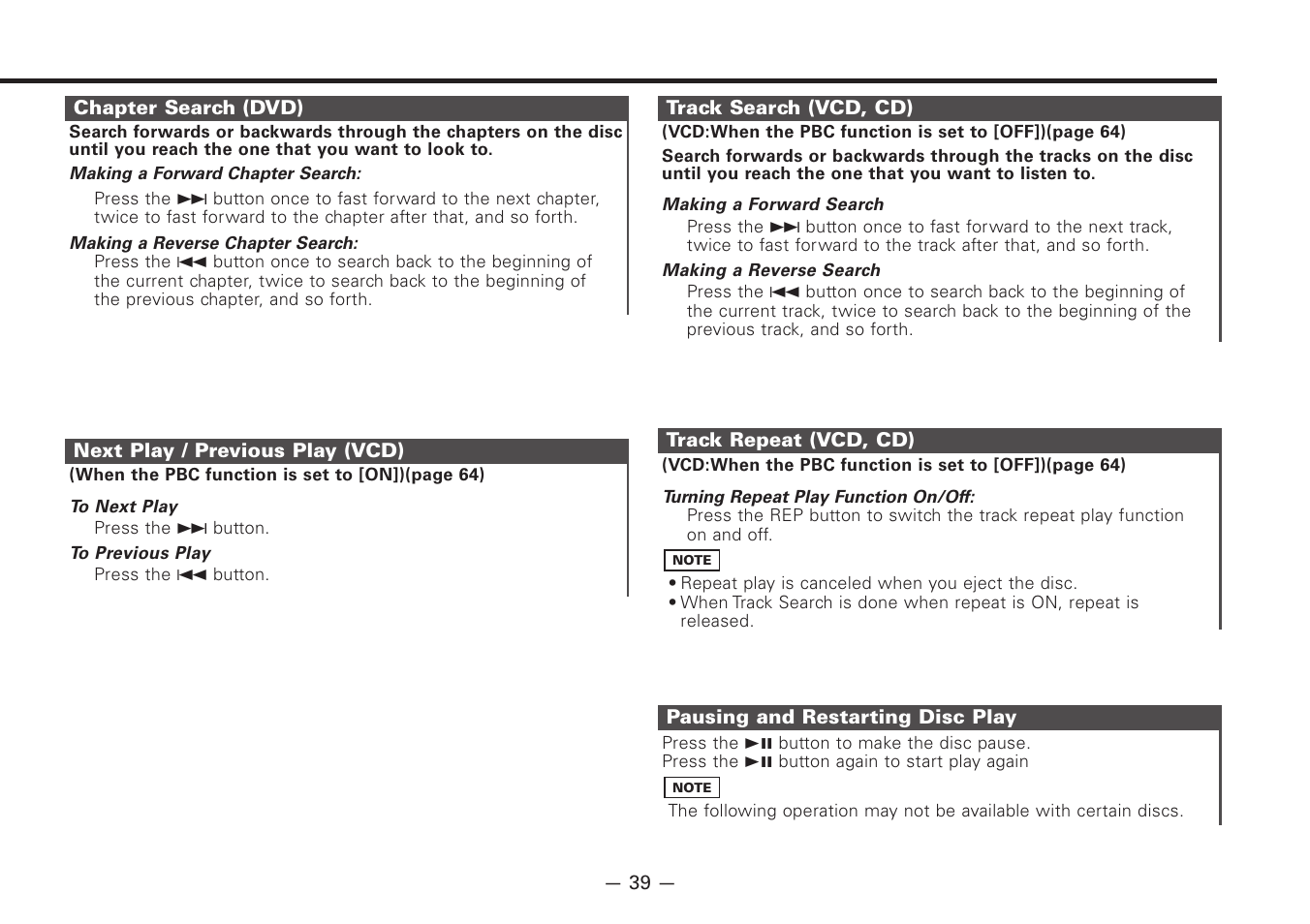 Kenwood Z920DVD User Manual | Page 39 / 76
