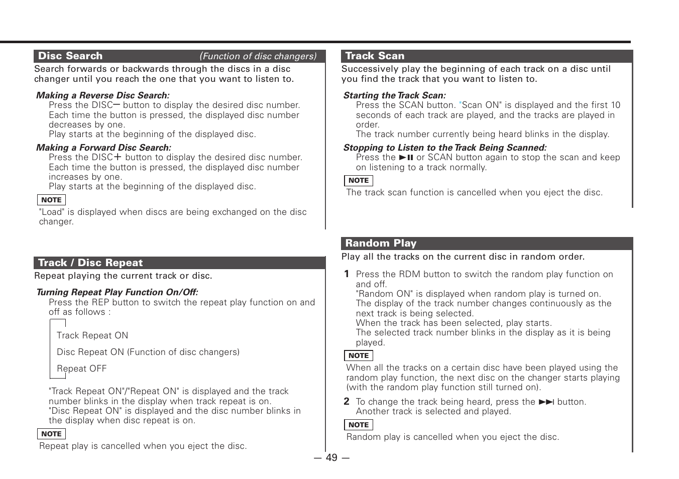 Kenwood Z920DVD User Manual | Page 49 / 76