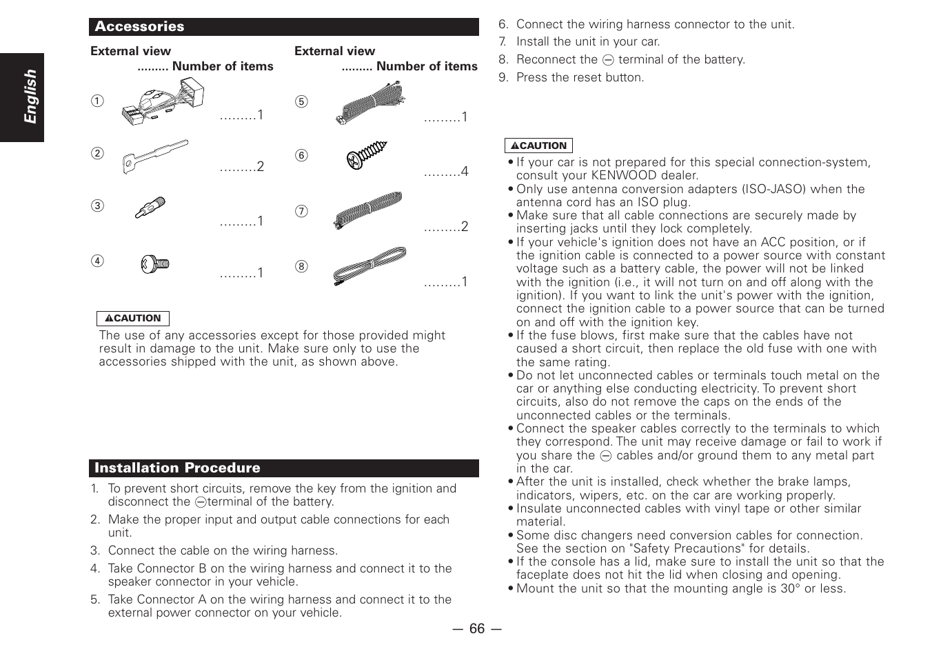 Kenwood Z920DVD User Manual | Page 66 / 76