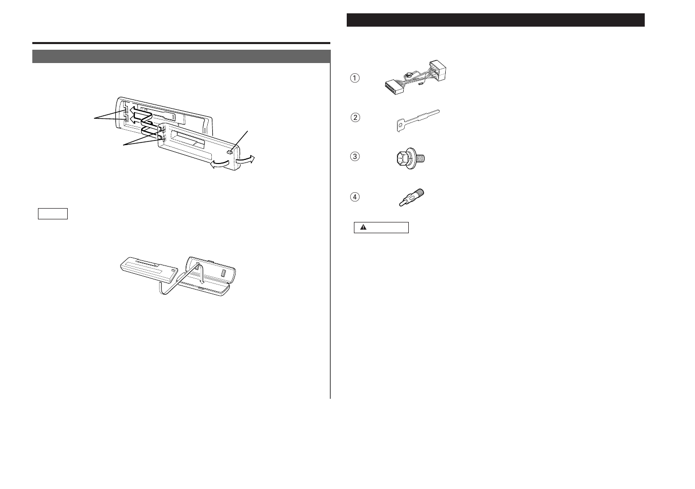 Theft deterrent faceplate, Accessories, Other features | Kenwood KRC-152LG User Manual | Page 11 / 17
