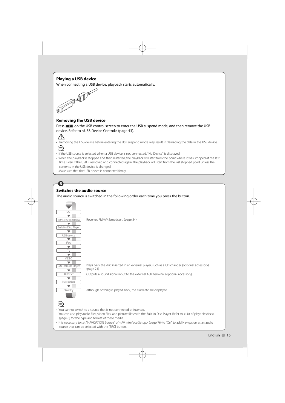 Kenwood KVT-819DVD User Manual | Page 15 / 104