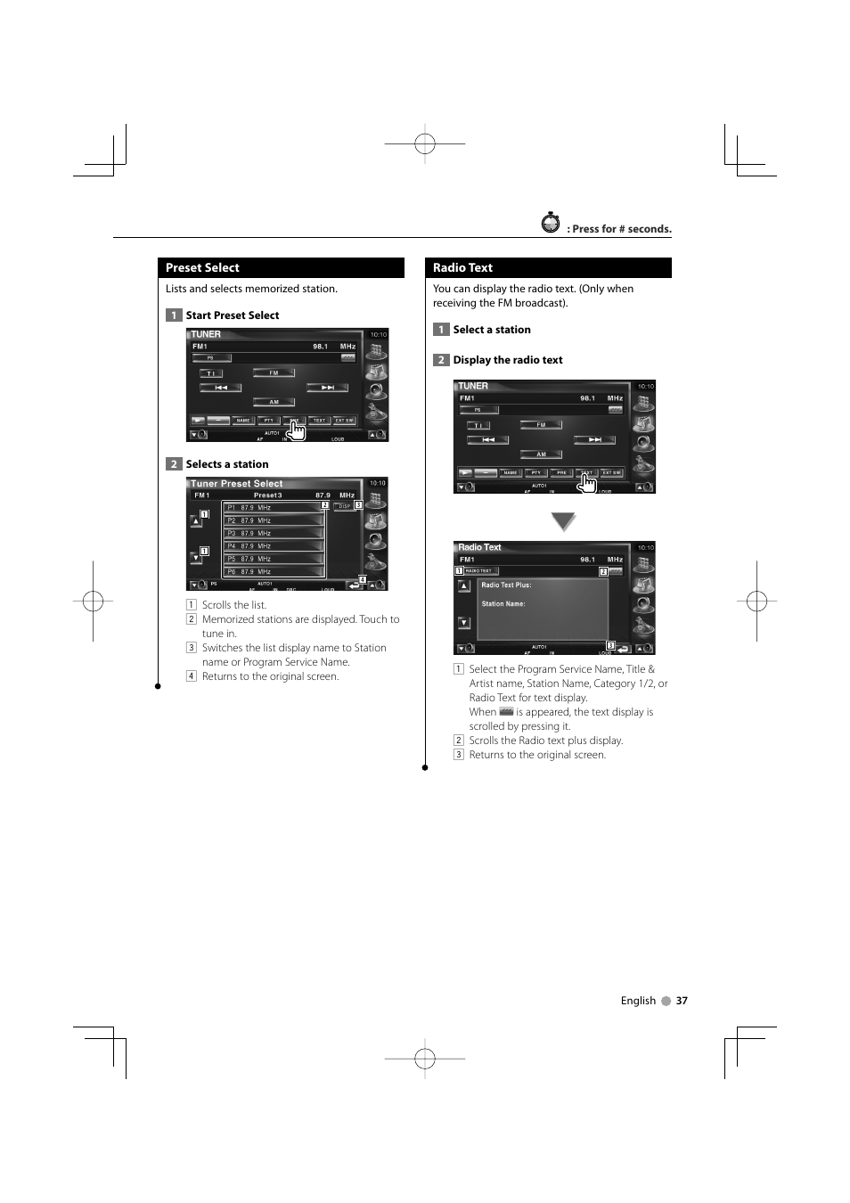 Kenwood KVT-819DVD User Manual | Page 37 / 104