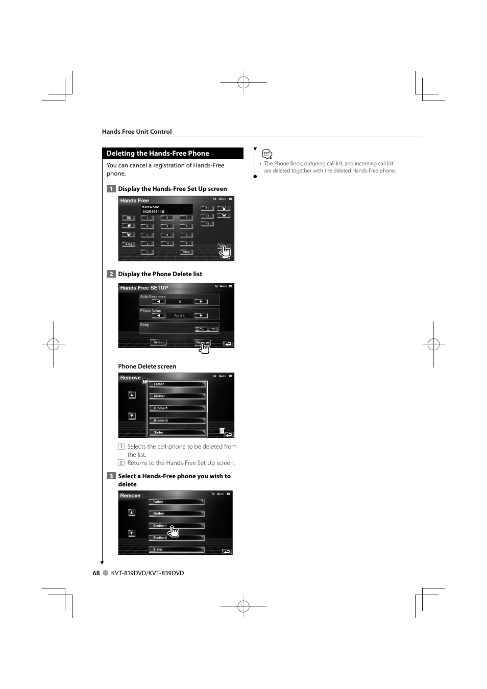 Kenwood KVT-819DVD User Manual | Page 68 / 104