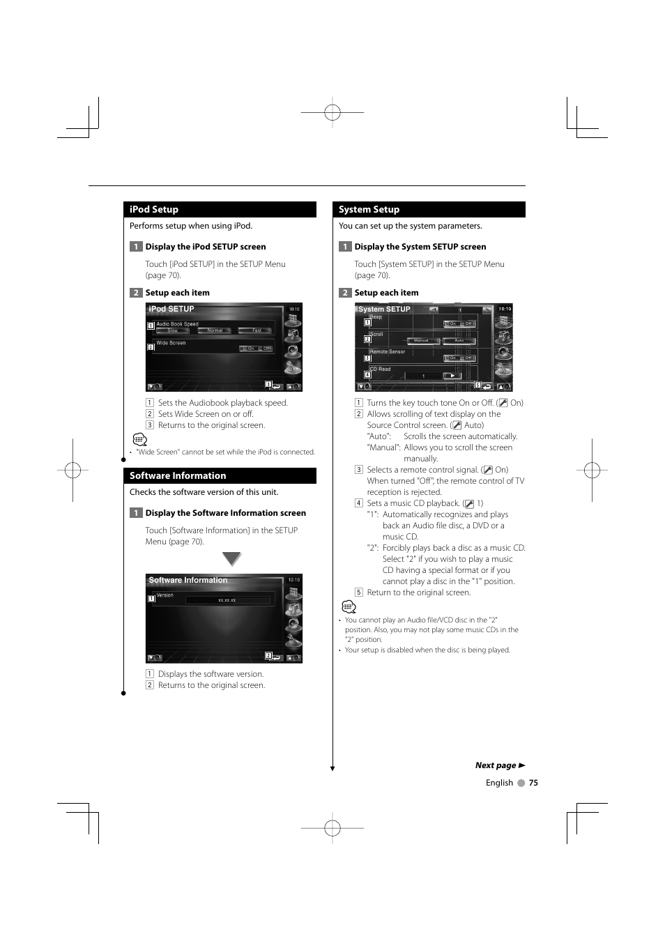 Kenwood KVT-819DVD User Manual | Page 75 / 104