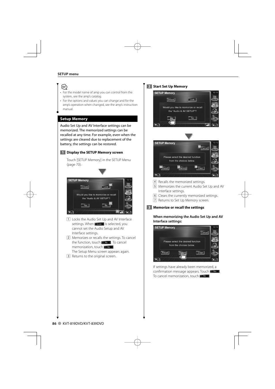 Kenwood KVT-819DVD User Manual | Page 86 / 104