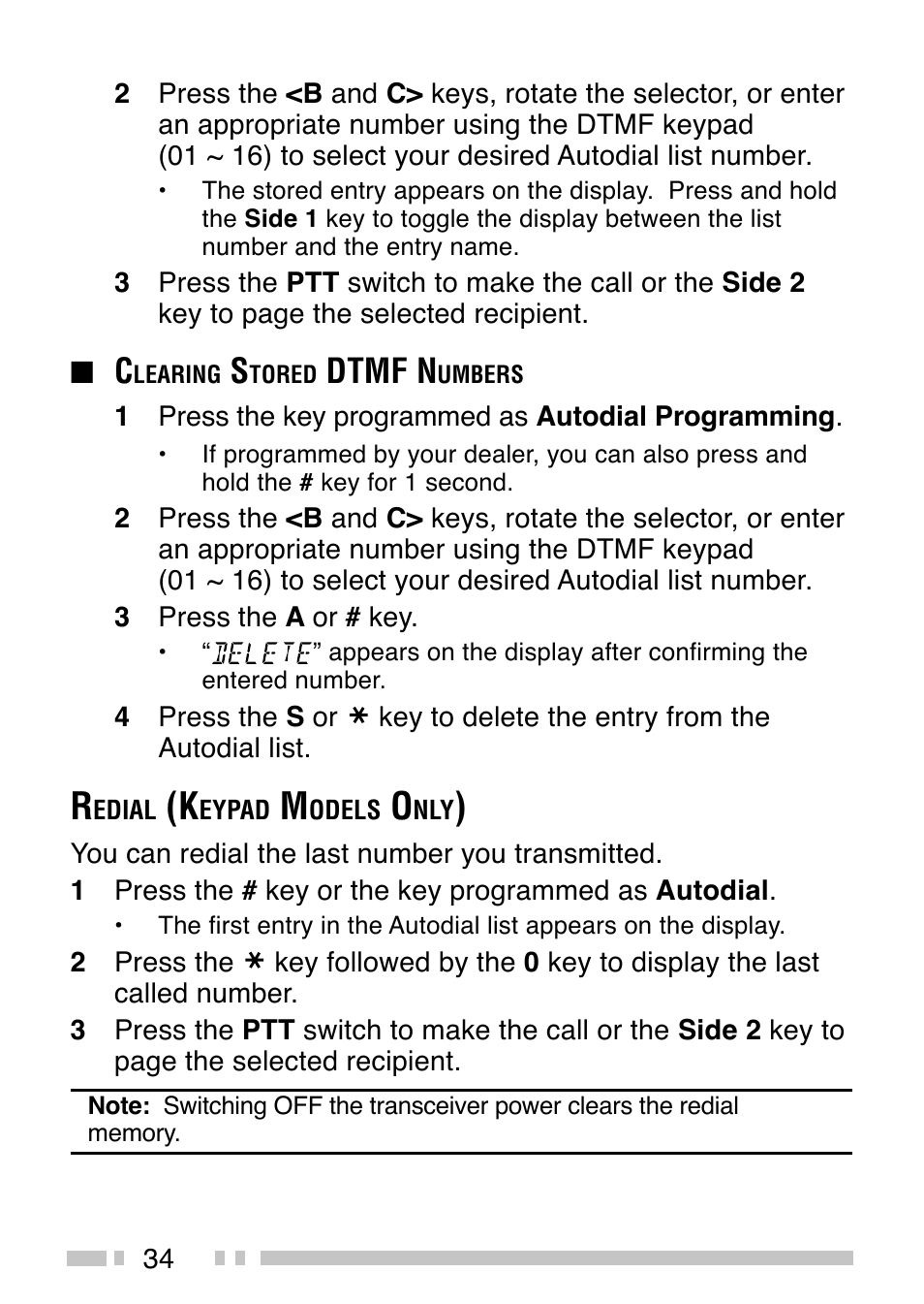 Dtmf n | Kenwood TK-3173 User Manual | Page 43 / 51