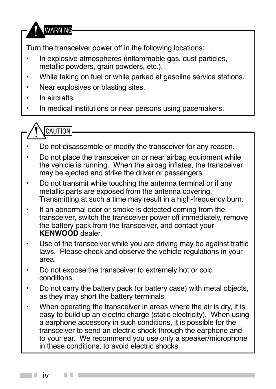 Kenwood TK-3173 User Manual | Page 7 / 51
