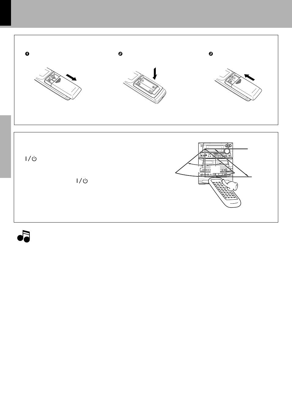 Operation of remote control unit, Operation loading batteries | Kenwood XD-500 User Manual | Page 14 / 60