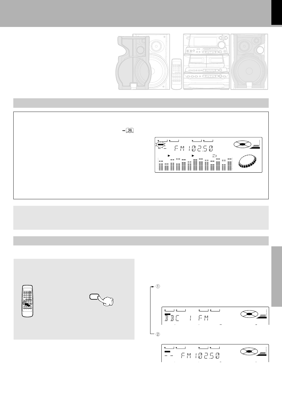 R.d.s, Radio data system), B b c 1 f m | F m 1 ) 2 5 ), No ps, Pty (program type identification) search, Ps (program service name) display, Eon (enhanced other network) | Kenwood XD-500 User Manual | Page 35 / 60