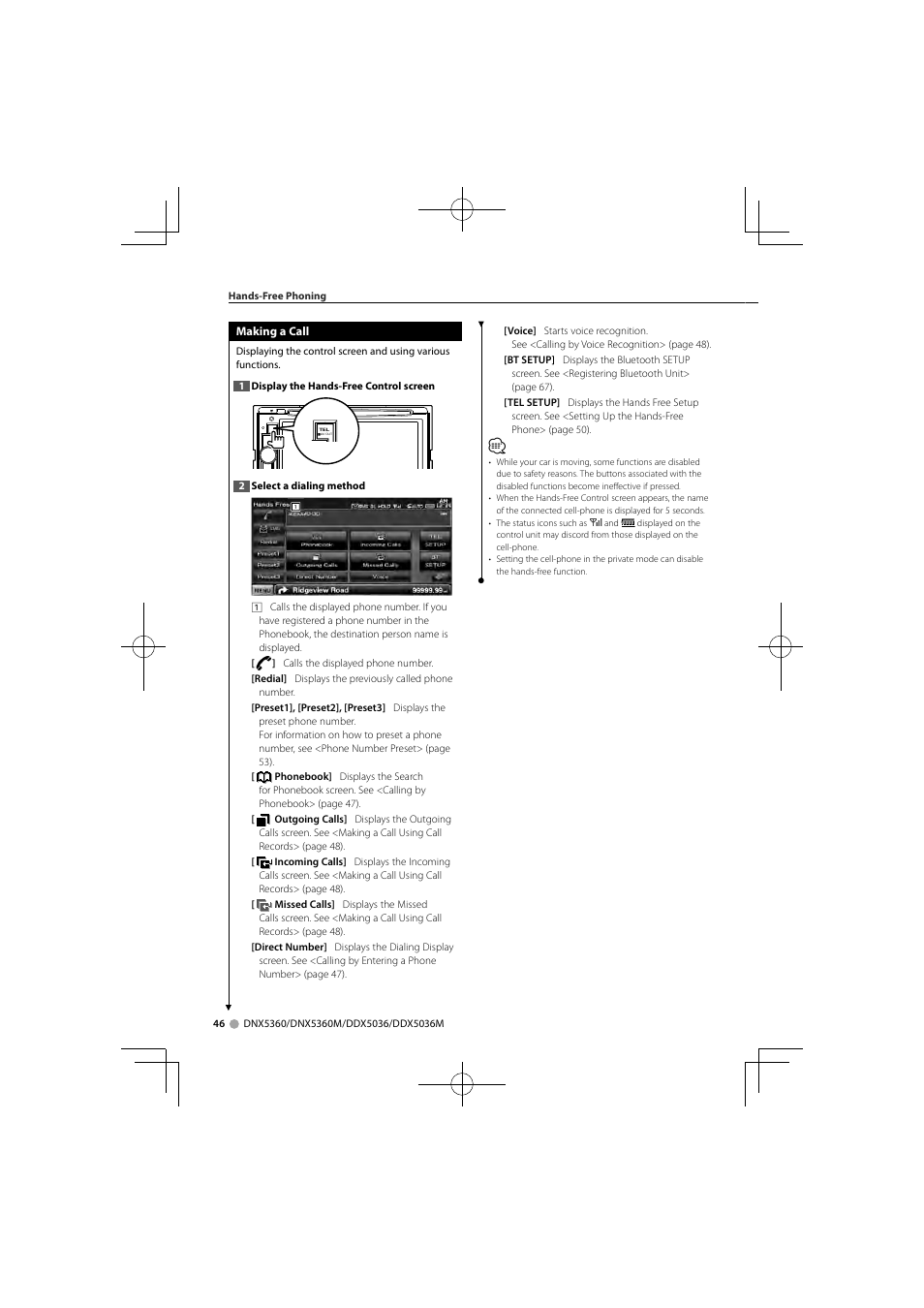 Kenwood DNX5360M User Manual | Page 46 / 96
