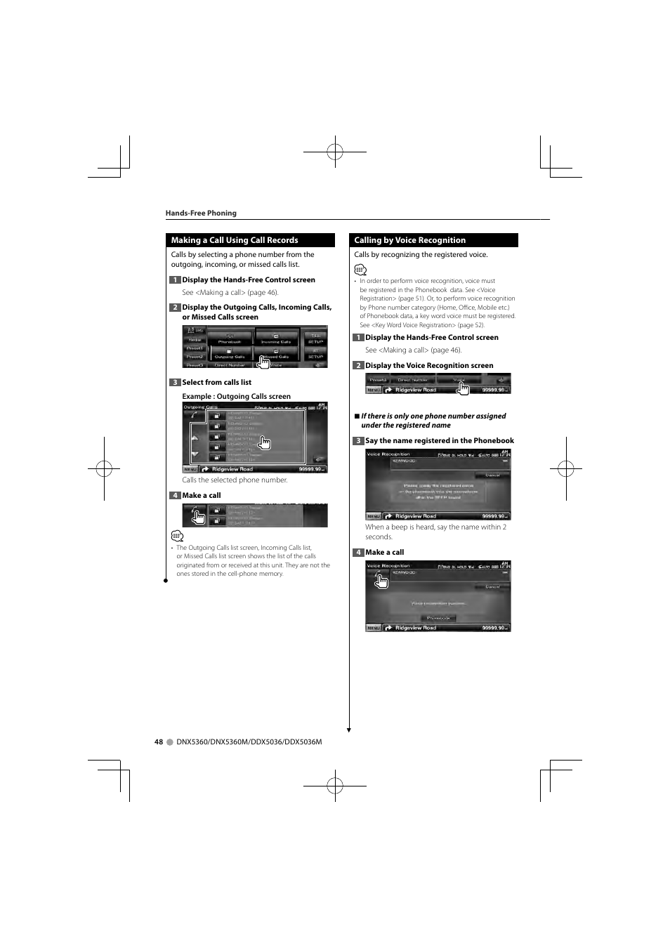 Kenwood DNX5360M User Manual | Page 48 / 96