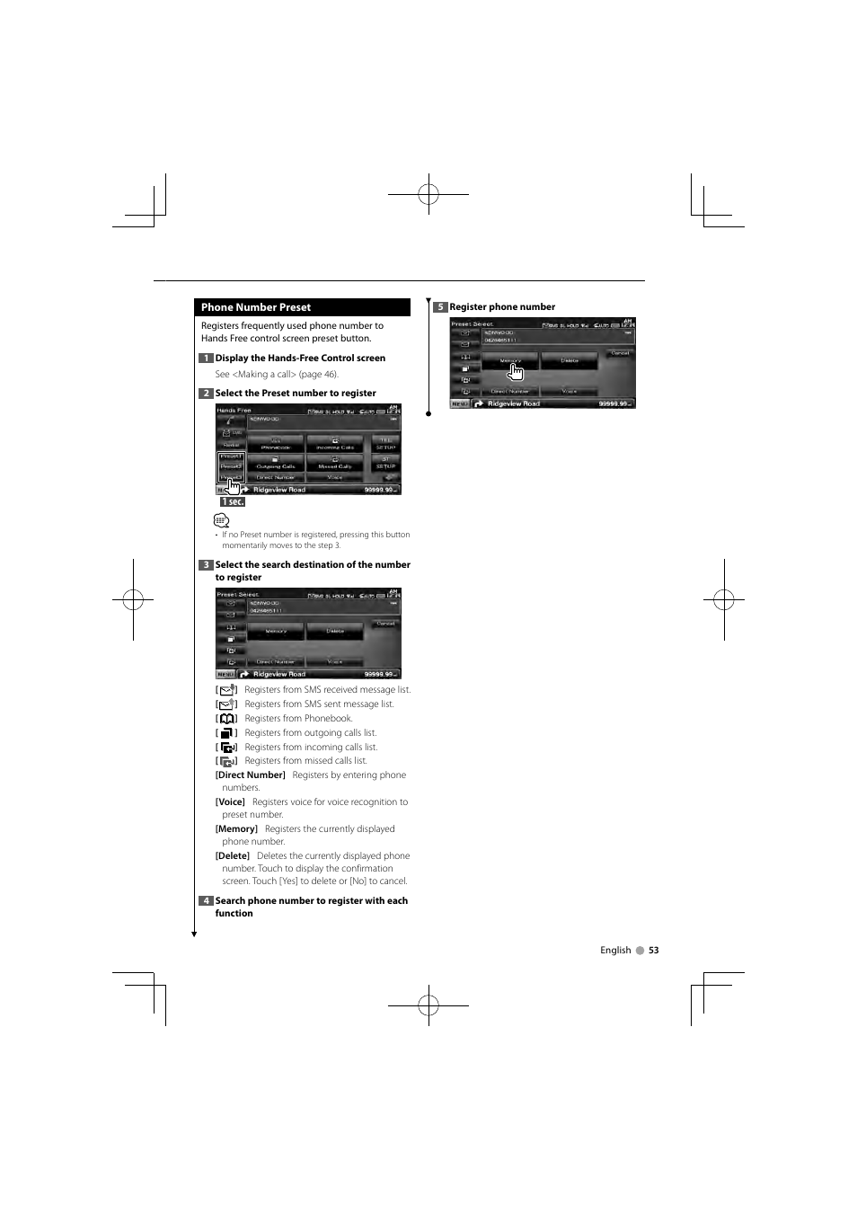 Kenwood DNX5360M User Manual | Page 53 / 96