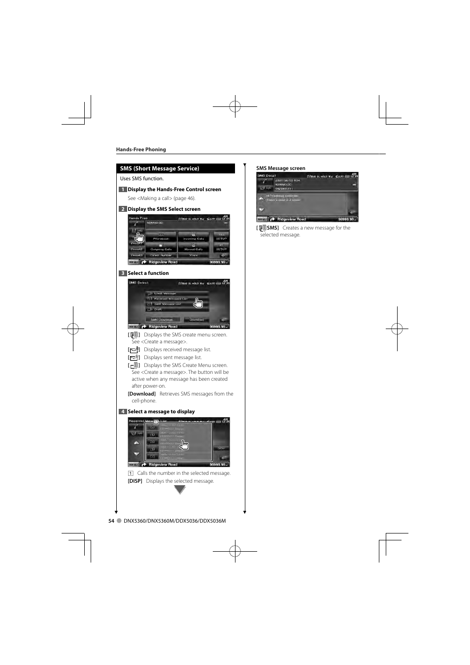 Kenwood DNX5360M User Manual | Page 54 / 96