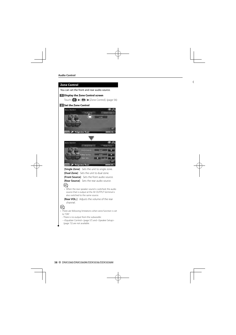 Kenwood DNX5360M User Manual | Page 58 / 96