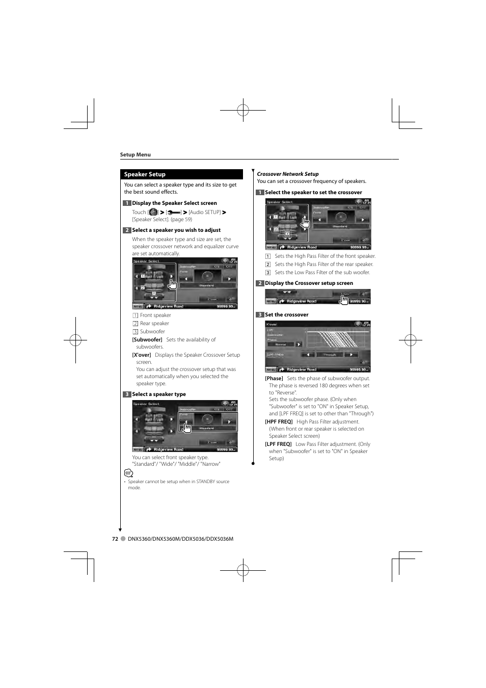 Kenwood DNX5360M User Manual | Page 72 / 96