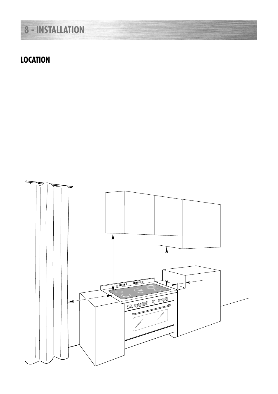 8 - installation, Location | Kenwood CK 780 User Manual | Page 36 / 44