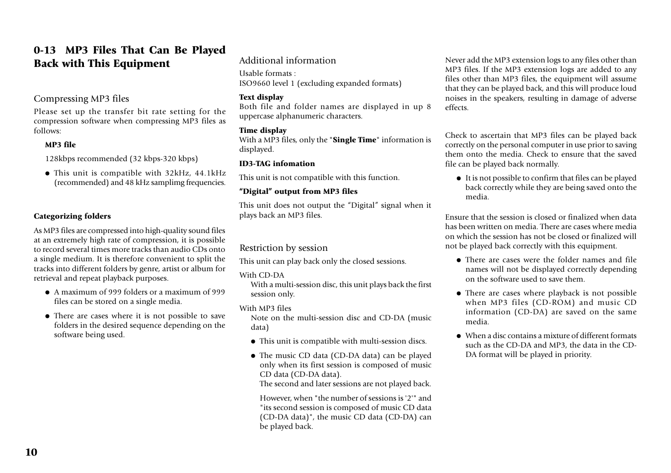 Kenwood DVF-J6050 User Manual | Page 10 / 96