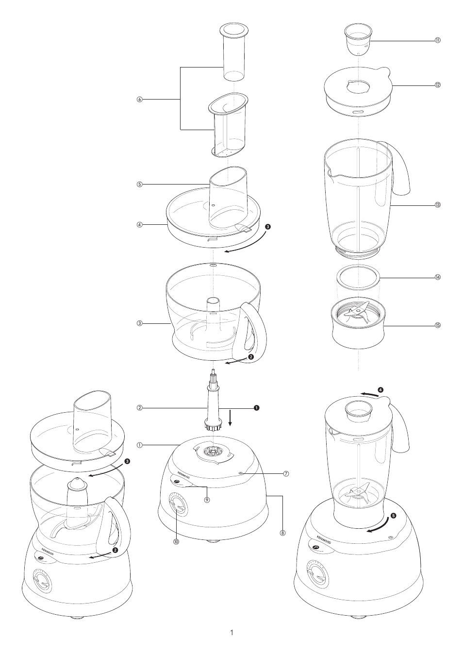 Kenwood FP693 User Manual | Page 3 / 42