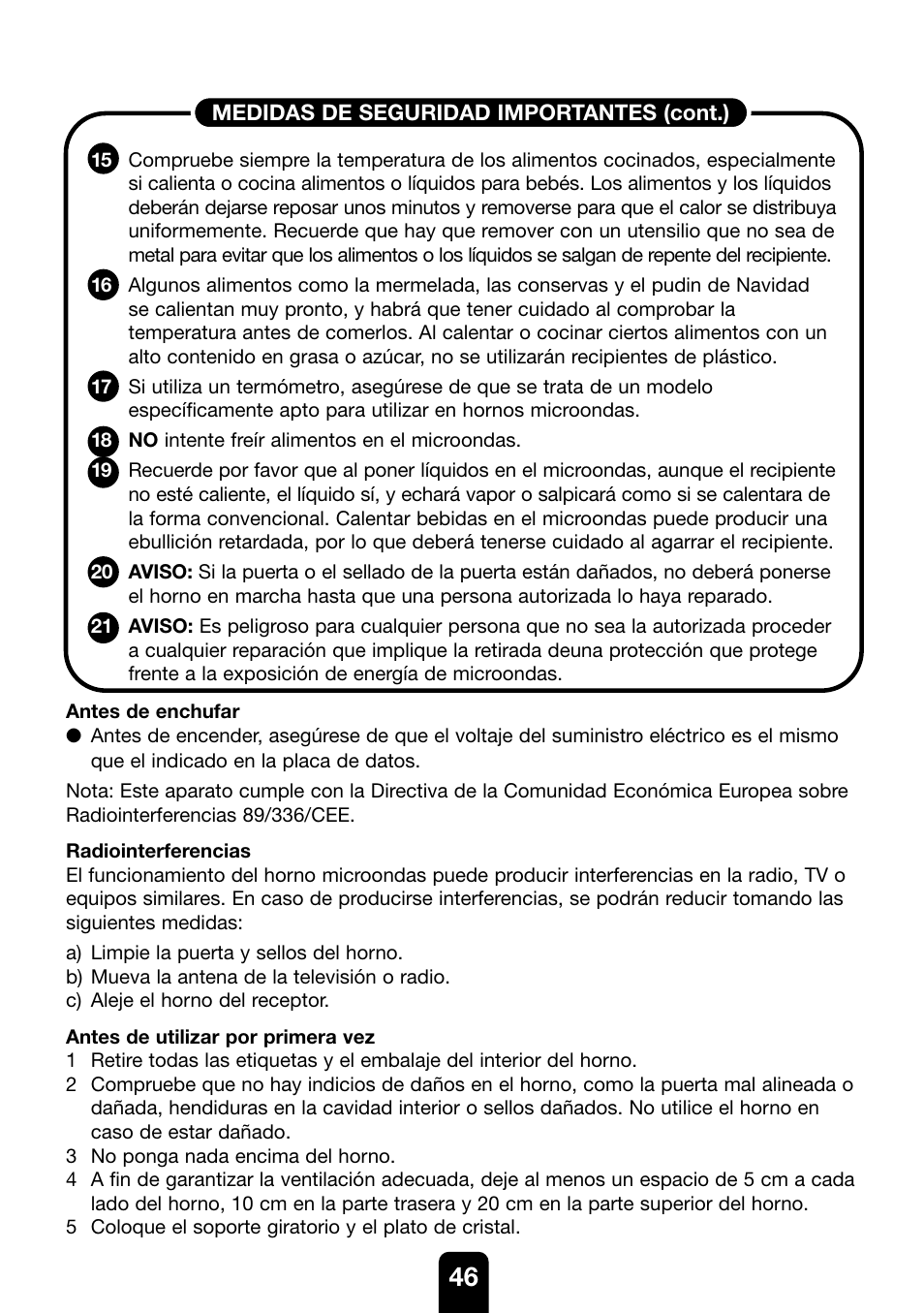 Kenwood MW761E User Manual | Page 46 / 107