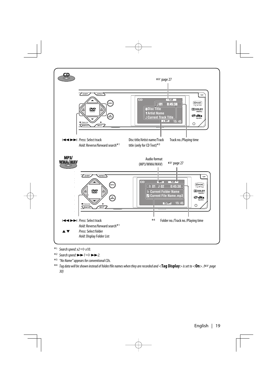 Kenwood KDV-7241 User Manual | Page 19 / 45