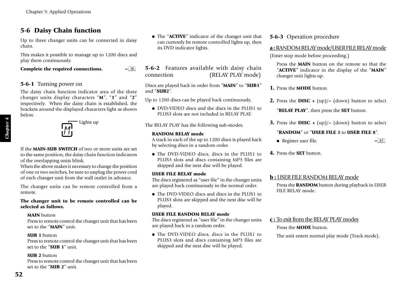 6 daisy chain function | Kenwood DV-5900M User Manual | Page 52 / 96