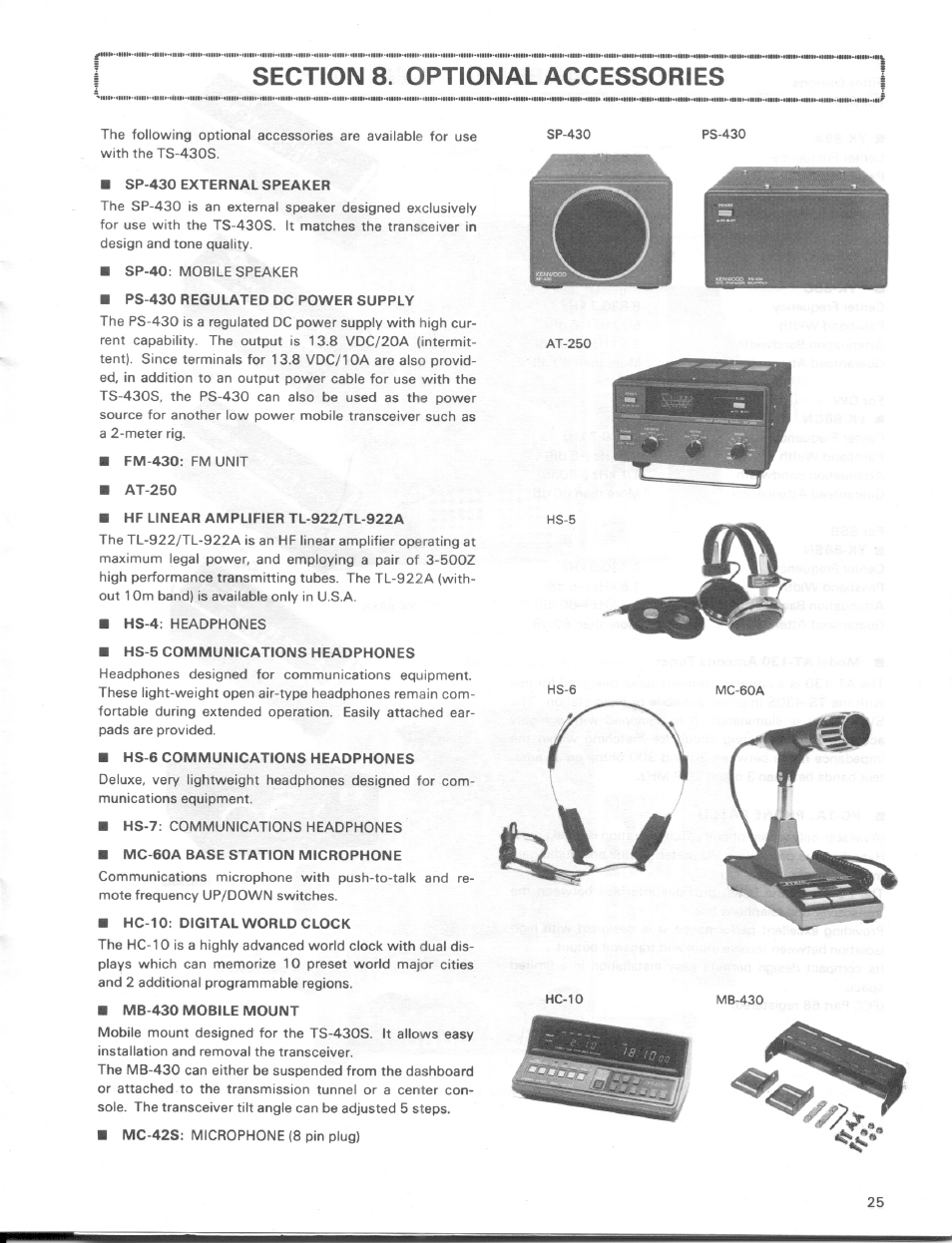 Kenwood TS-430S User Manual | Page 25 / 38