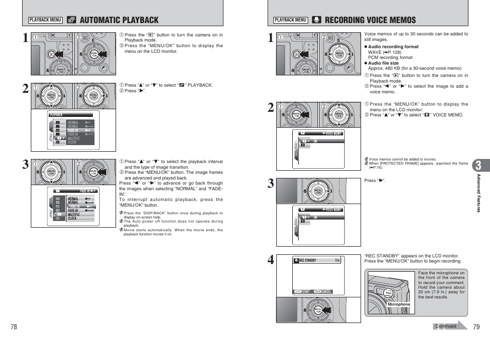 Automatic playback | FujiFilm FinePix E900 User Manual | Page 40 / 69