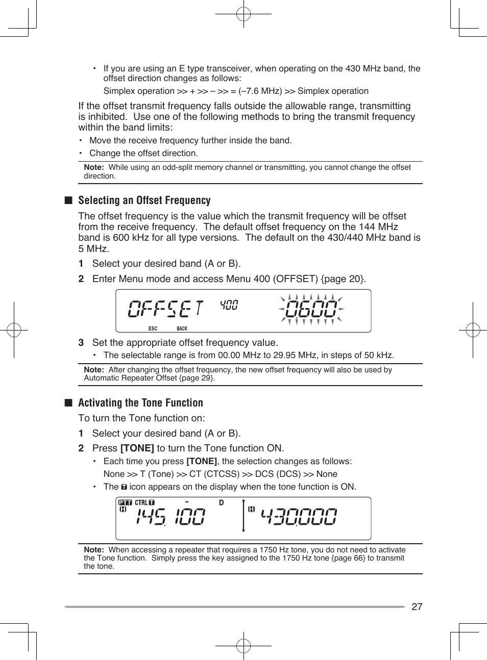 Kenwood TM-V71E User Manual | Page 35 / 107