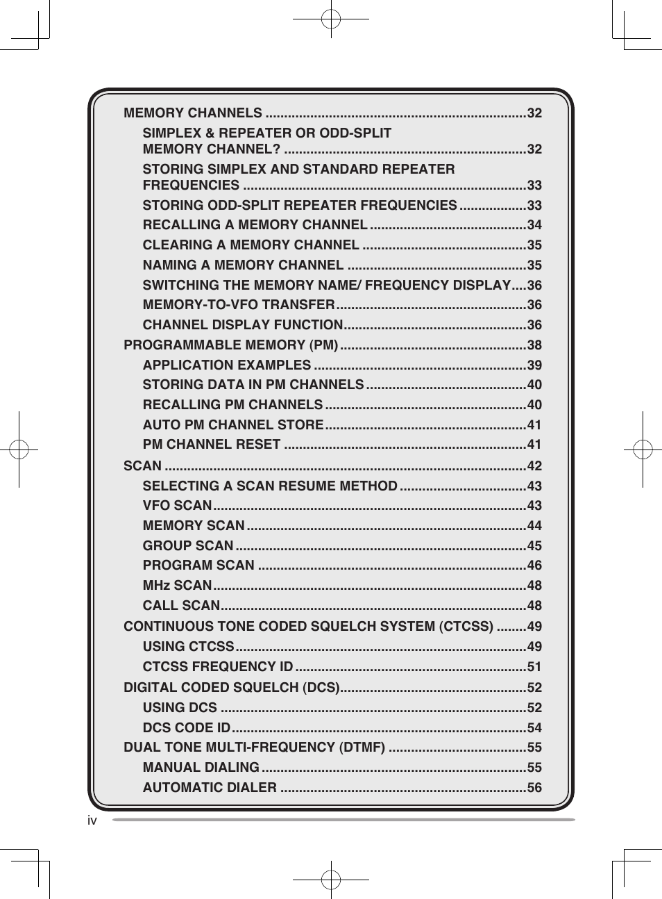 Kenwood TM-V71E User Manual | Page 6 / 107