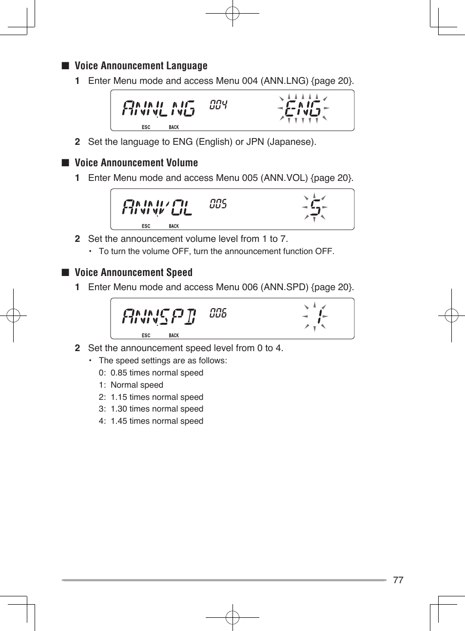 Kenwood TM-V71E User Manual | Page 85 / 107