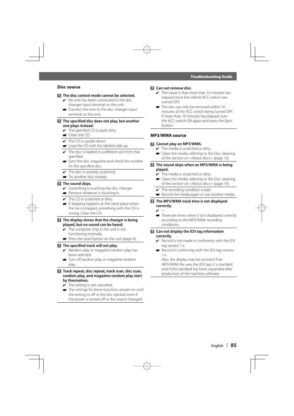 Kenwood DDX6019 User Manual | Page 85 / 88