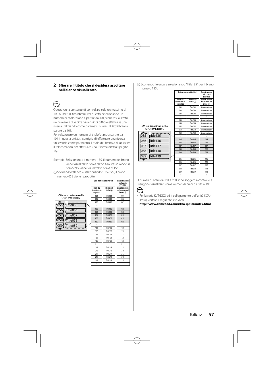 Kenwood KCA-iP500 User Manual | Page 57 / 84