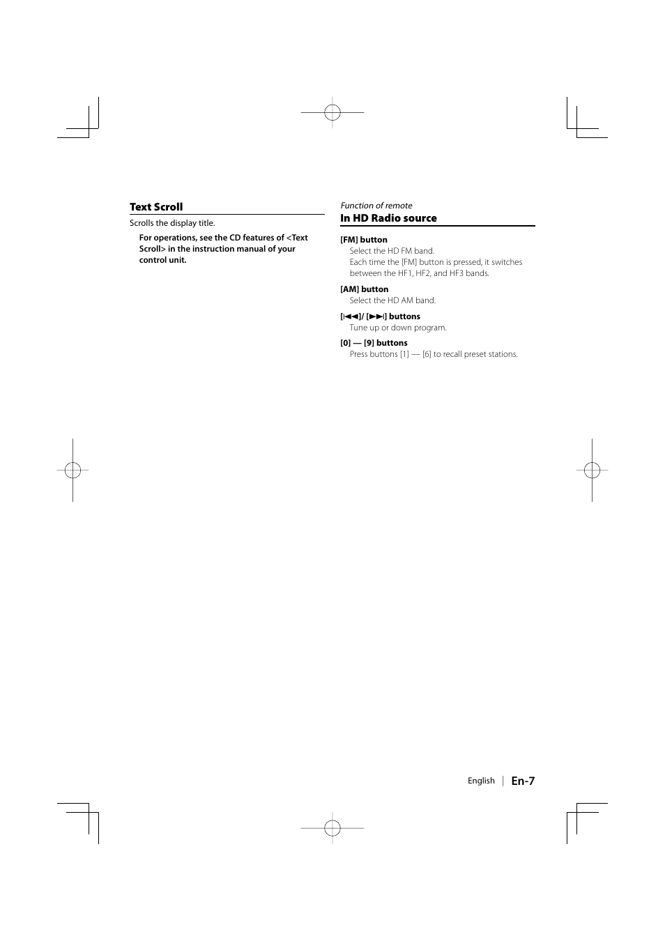En-7 | Kenwood KTC-HR200 User Manual | Page 7 / 52