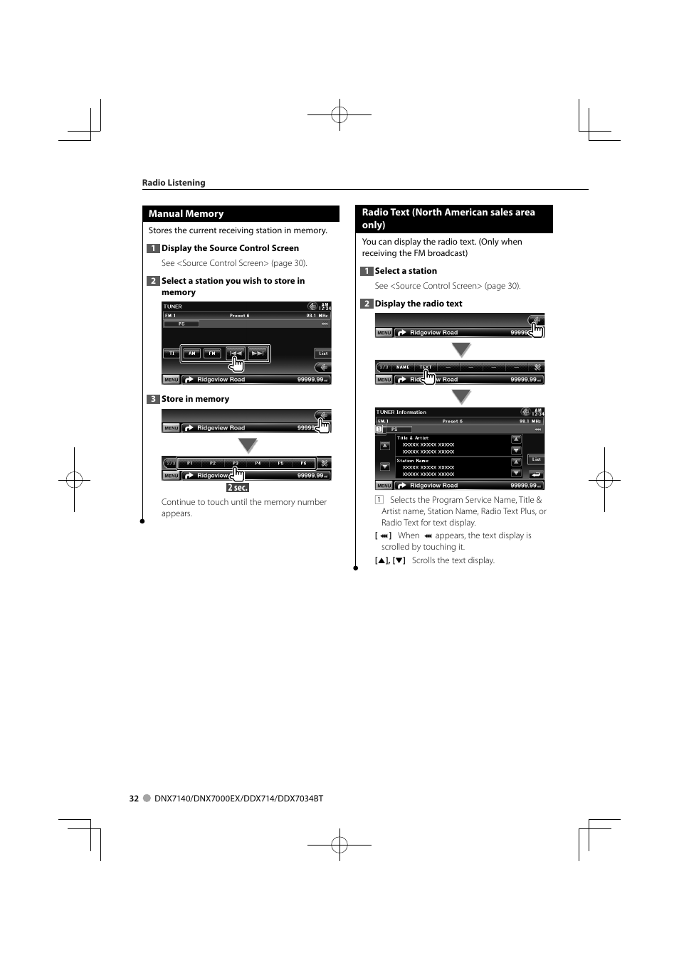 Kenwood DDX7034BT User Manual | Page 32 / 100