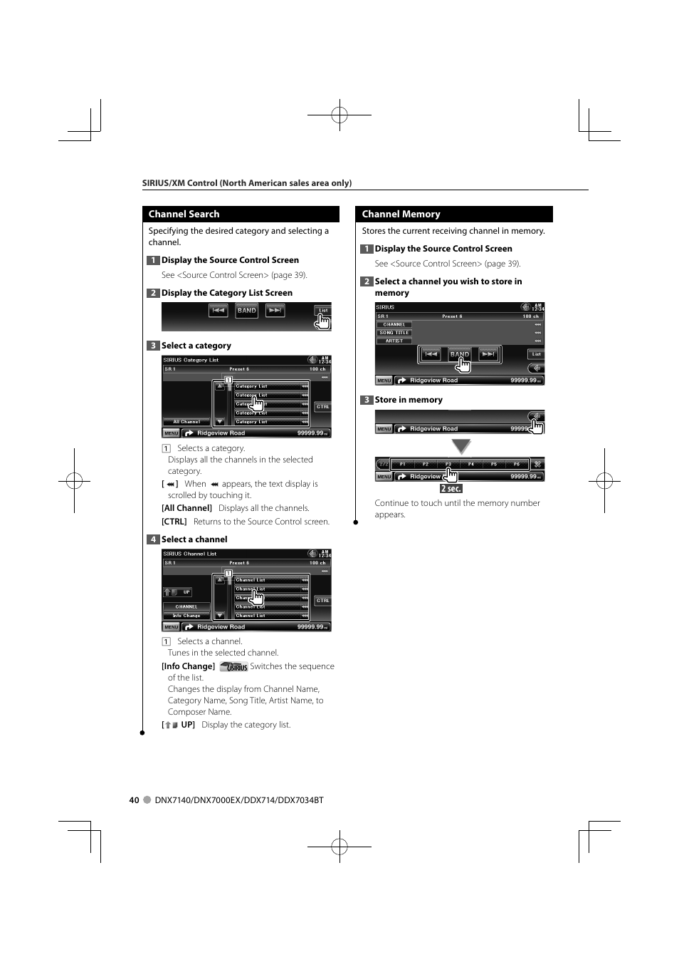 Kenwood DDX7034BT User Manual | Page 40 / 100