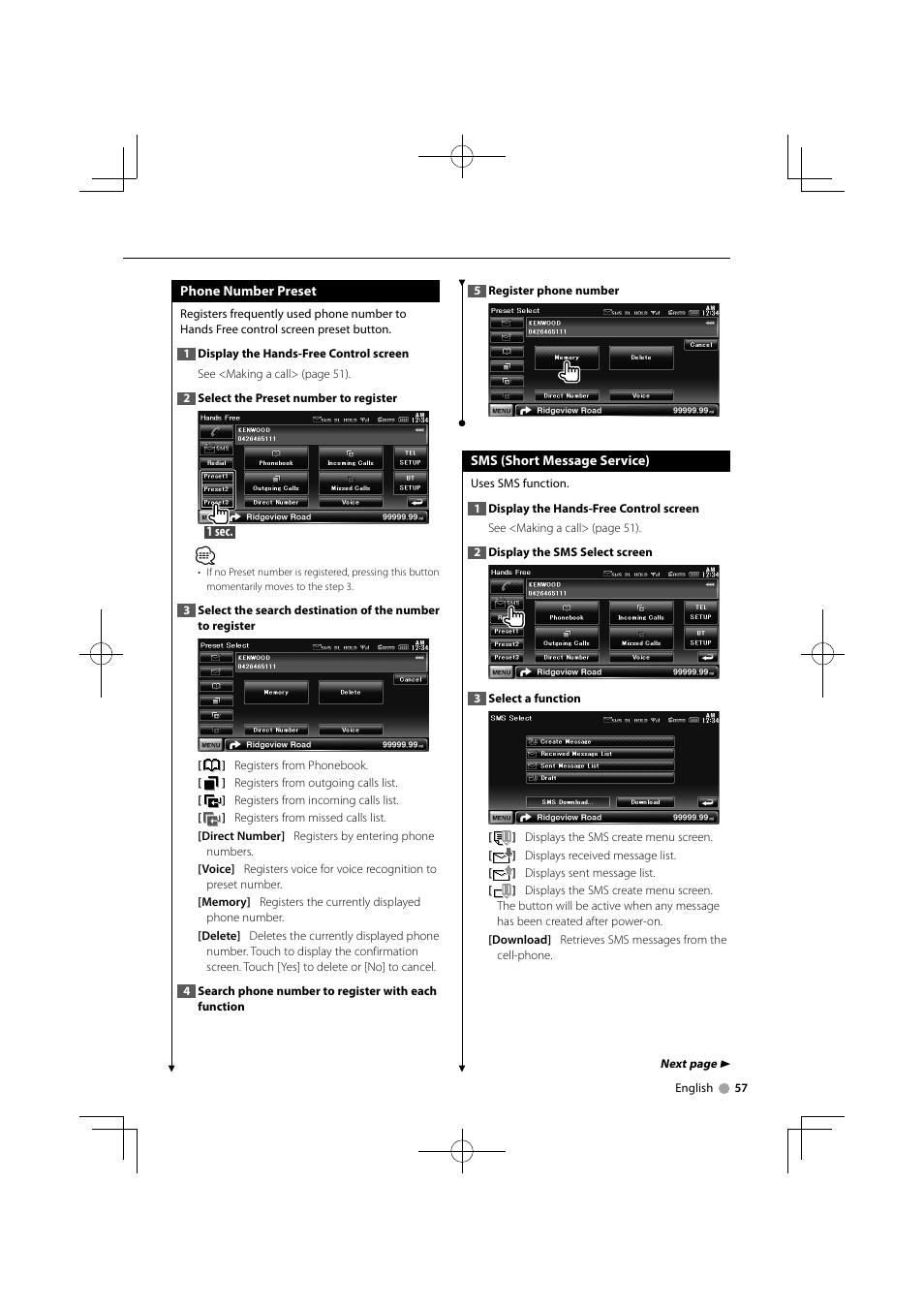 Kenwood DDX7034BT User Manual | Page 57 / 100