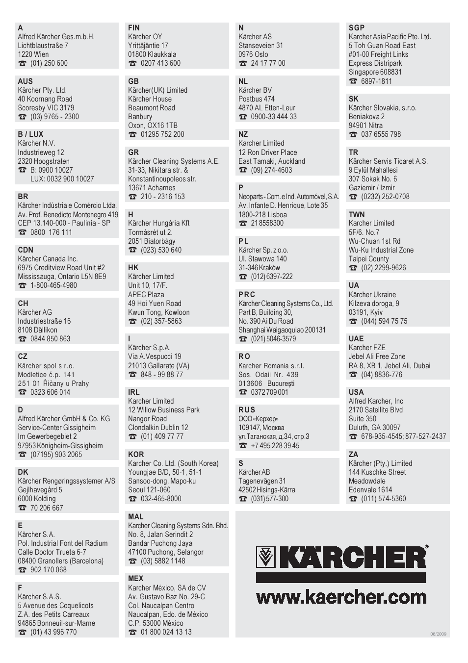 Karcher K 3.160 User Manual | Page 12 / 12