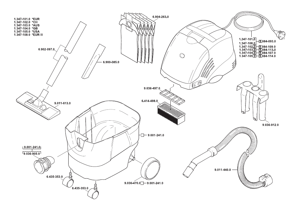 Karcher A 2701 User Manual | Page 143 / 144